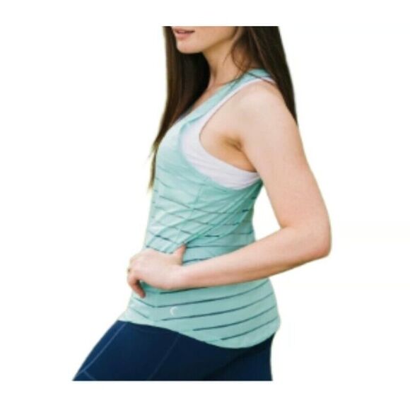 Zyia Active Mesh Convertible Racerback Workout Top Size XL Color Teal NWT - Picture 1 of 9